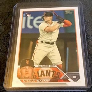 Steele Walker 2023 Topps Steele Walker RC Rookie SF Giants #264